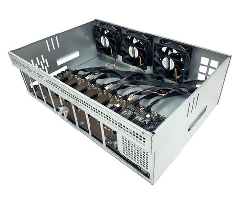 8gpu Rig Penambangan Frame Rak Penambangan Eth Crypto Baru Untuk Kartu Grafis Rtx Gtx