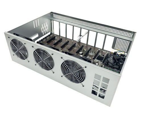12 Gpu Rig Penambangan Frame Case Baru asik buruh tambang Rack Eth Untuk Kartu Grafis Atx Gtx